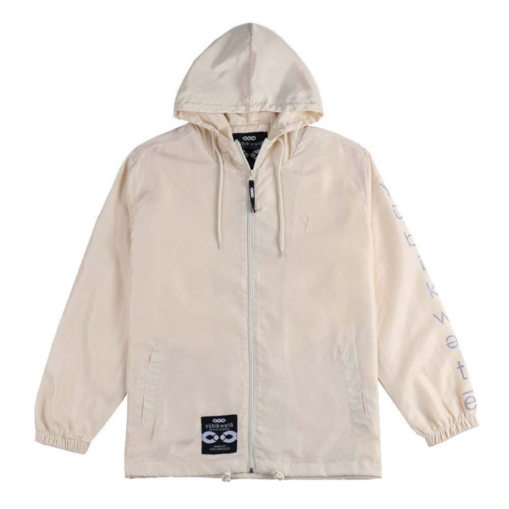 Men's Windbreaker Hooded Jacket for Hiking Trip Size XL